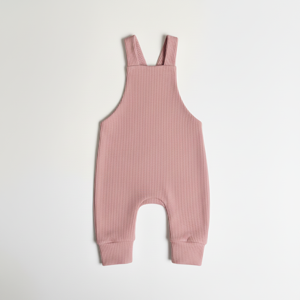 Dusty Pink Overalls