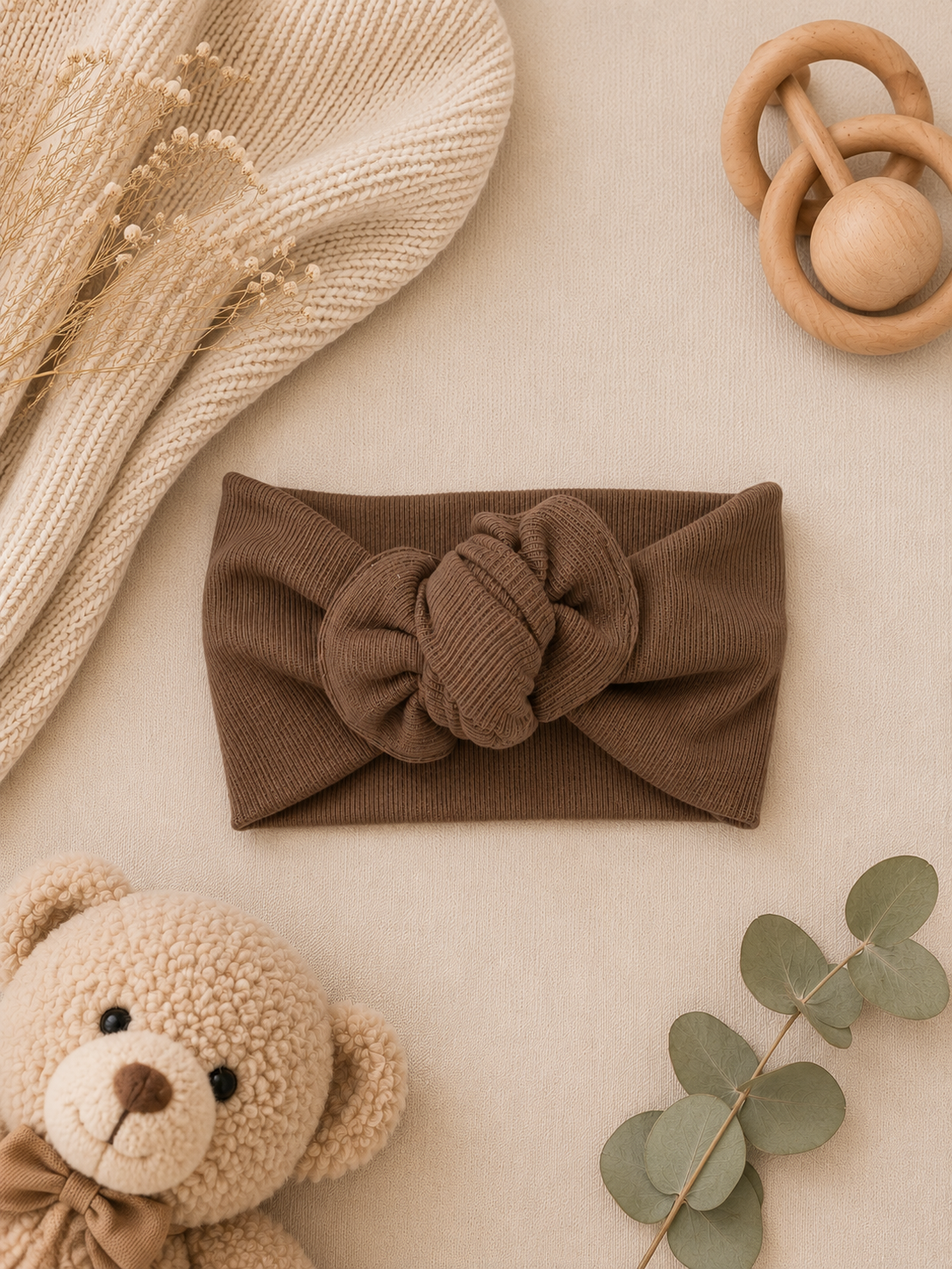 Mushroom Chunky Knot Headband