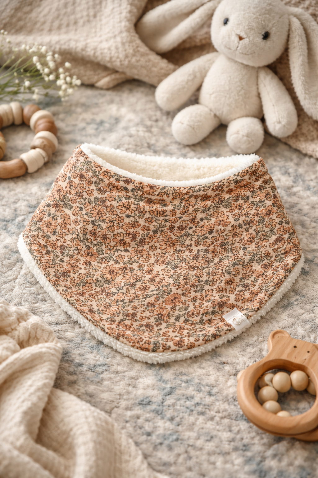 Flower Bomb Drool Bib