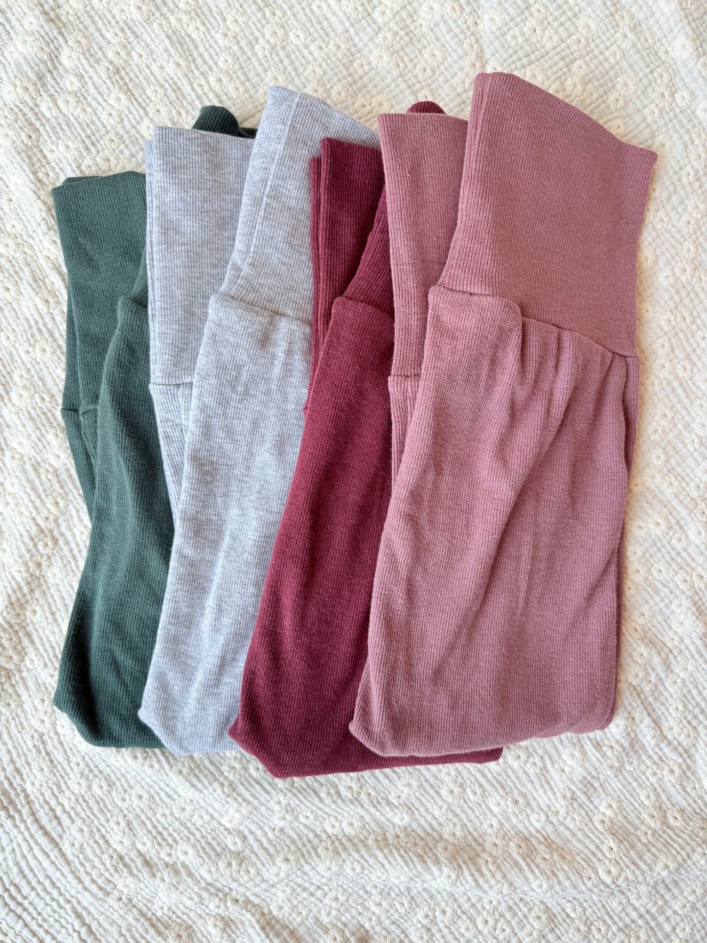Solid Colour Grow-With-Me Joggers