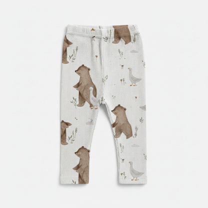 Little Explorer Ribbed Leggings