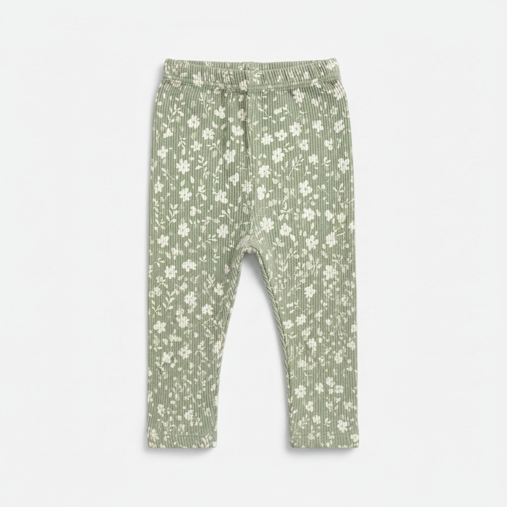 Little Explorer Ribbed Leggings