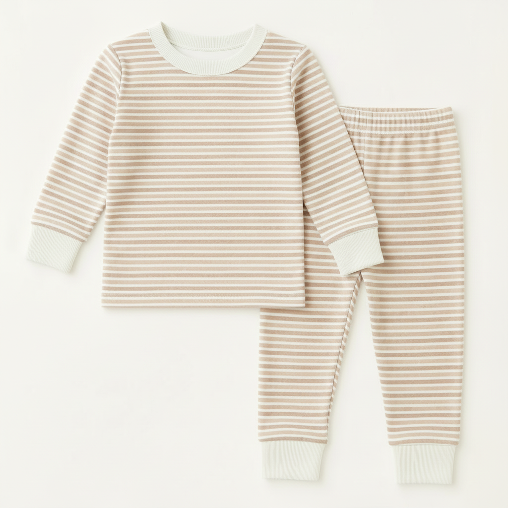 Soft Stripes Lounge Set