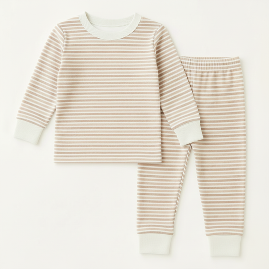 Soft Stripes Lounge Set