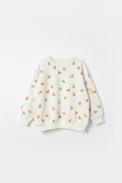 Bear-y Cute Oversized Sweater