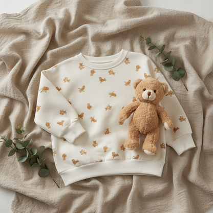 Bear-y Cute Oversized Sweater