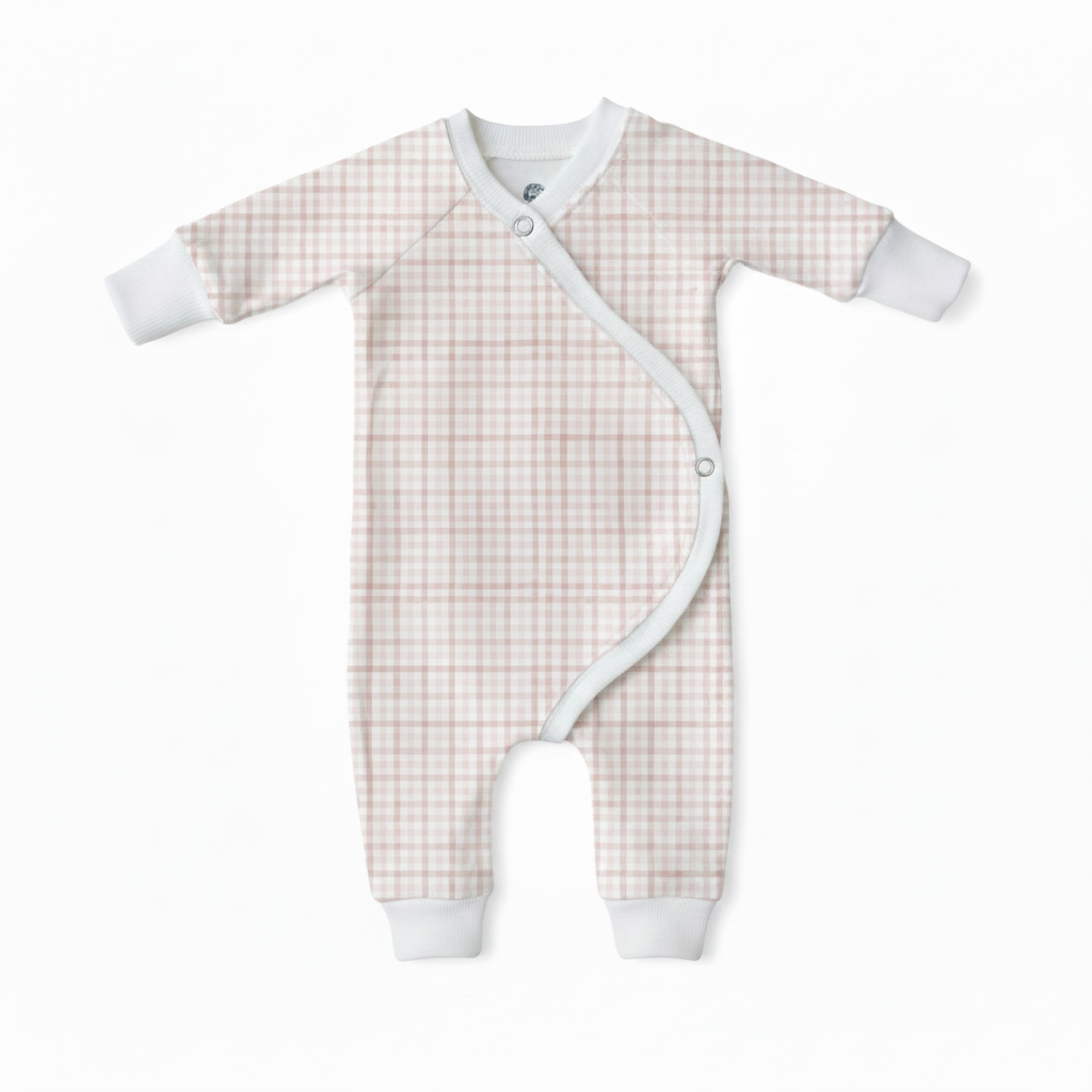 Blush Gingham Lounger
