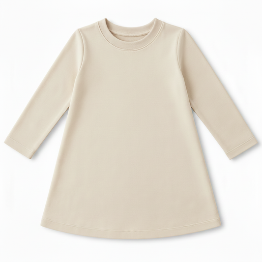 Oat Long-Sleeve Tee Dress