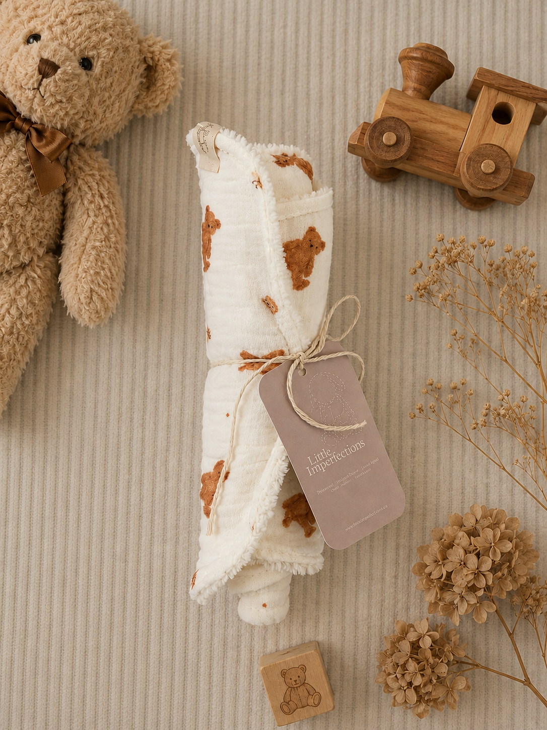 Teddies Burp Cloth