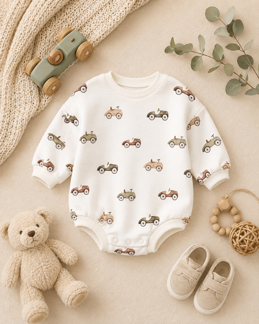Cars Sweater Romper