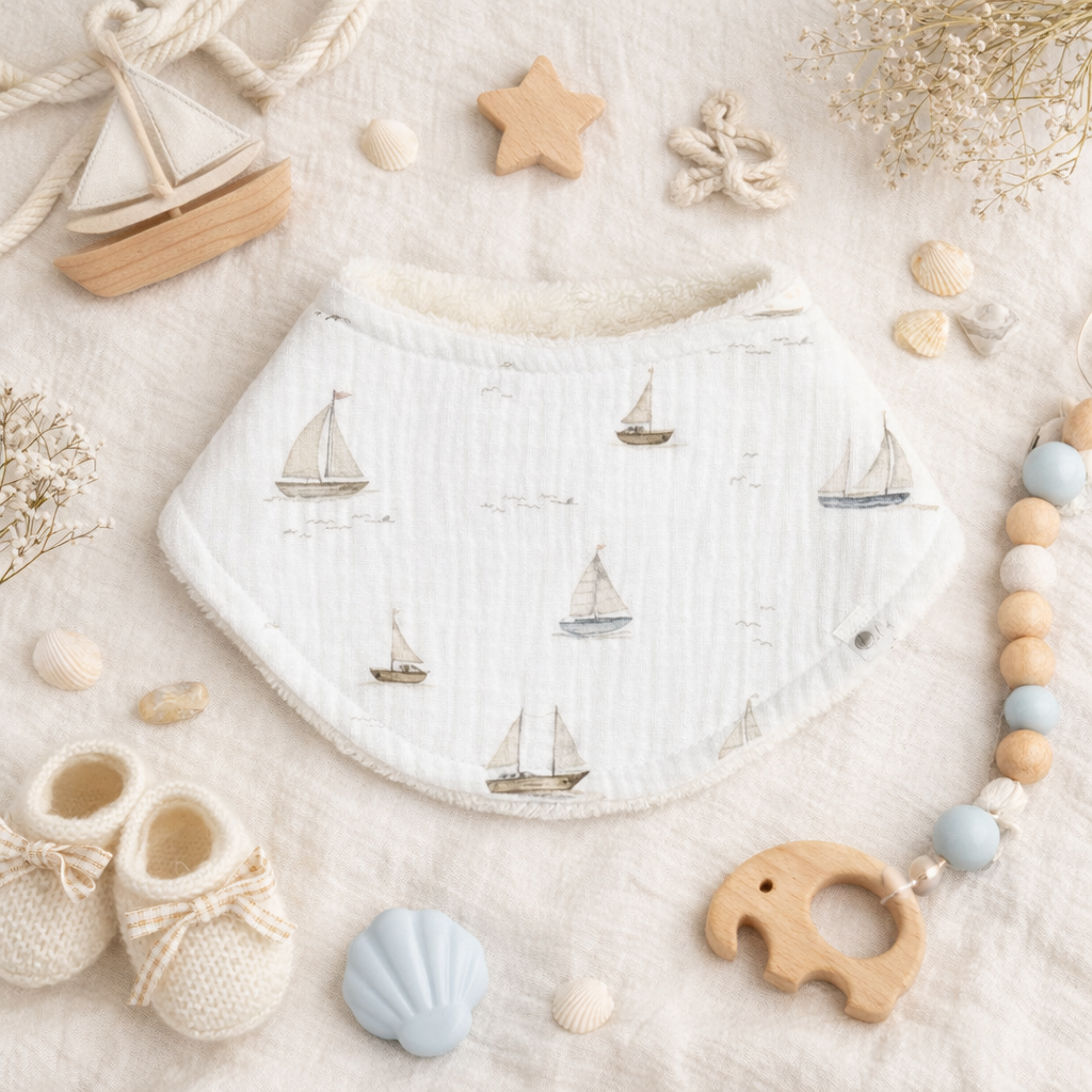 Little Sailor Drool Bib