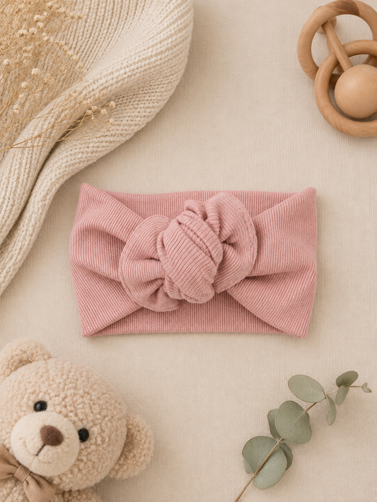 Dusty Pink Chunky Knot Headband