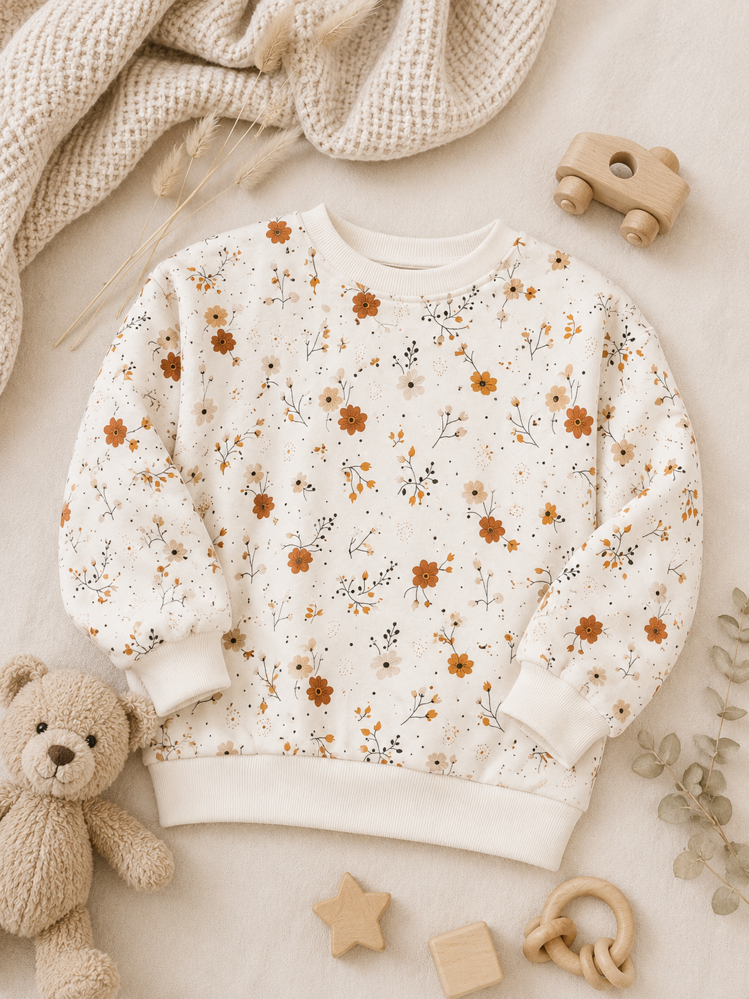 Harvest Bloom Oversized Sweater