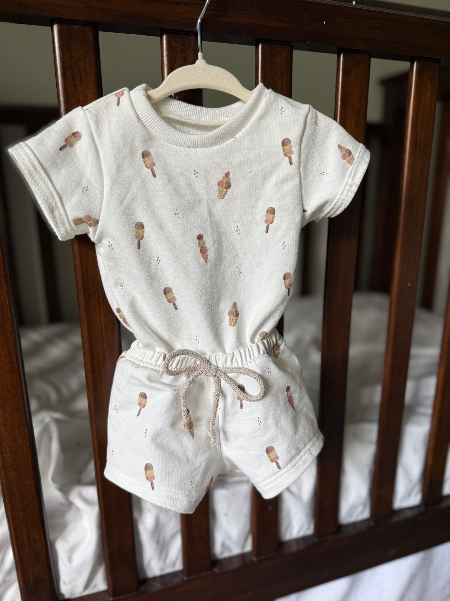 Ice Cream, You Scream Beach Romper