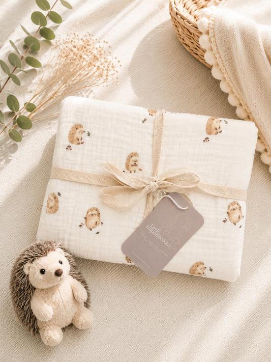 Happy Hedgehogs Baby Blanket