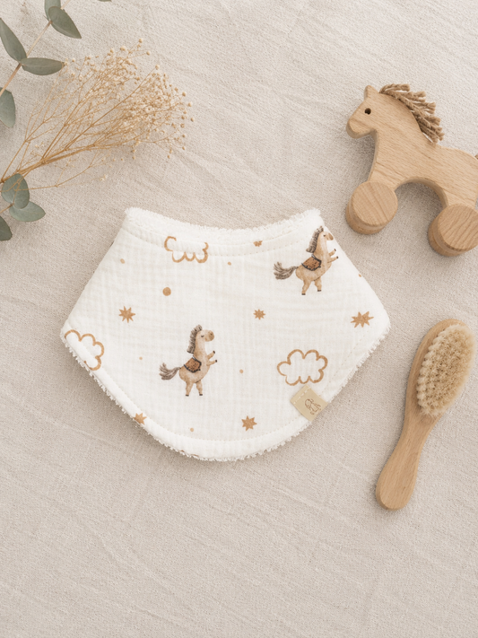 Dreamy Ponies Drool Bib
