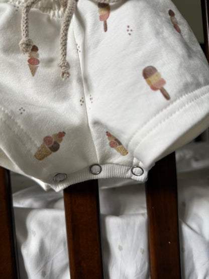 Ice Cream, You Scream Beach Romper