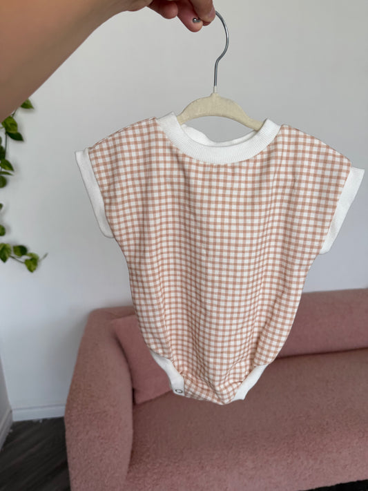 Gingham Romper - Hudson Flow