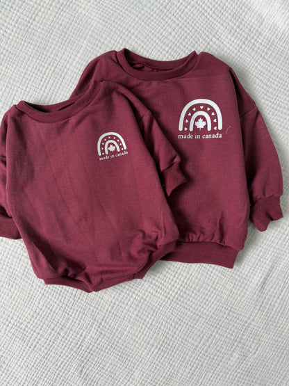 Burgundy Made in Canada Sweater