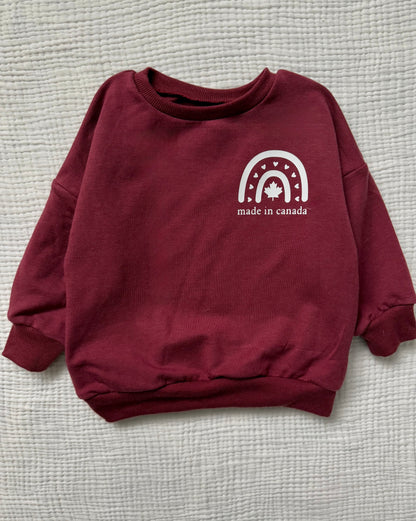 Burgundy Made in Canada Sweater