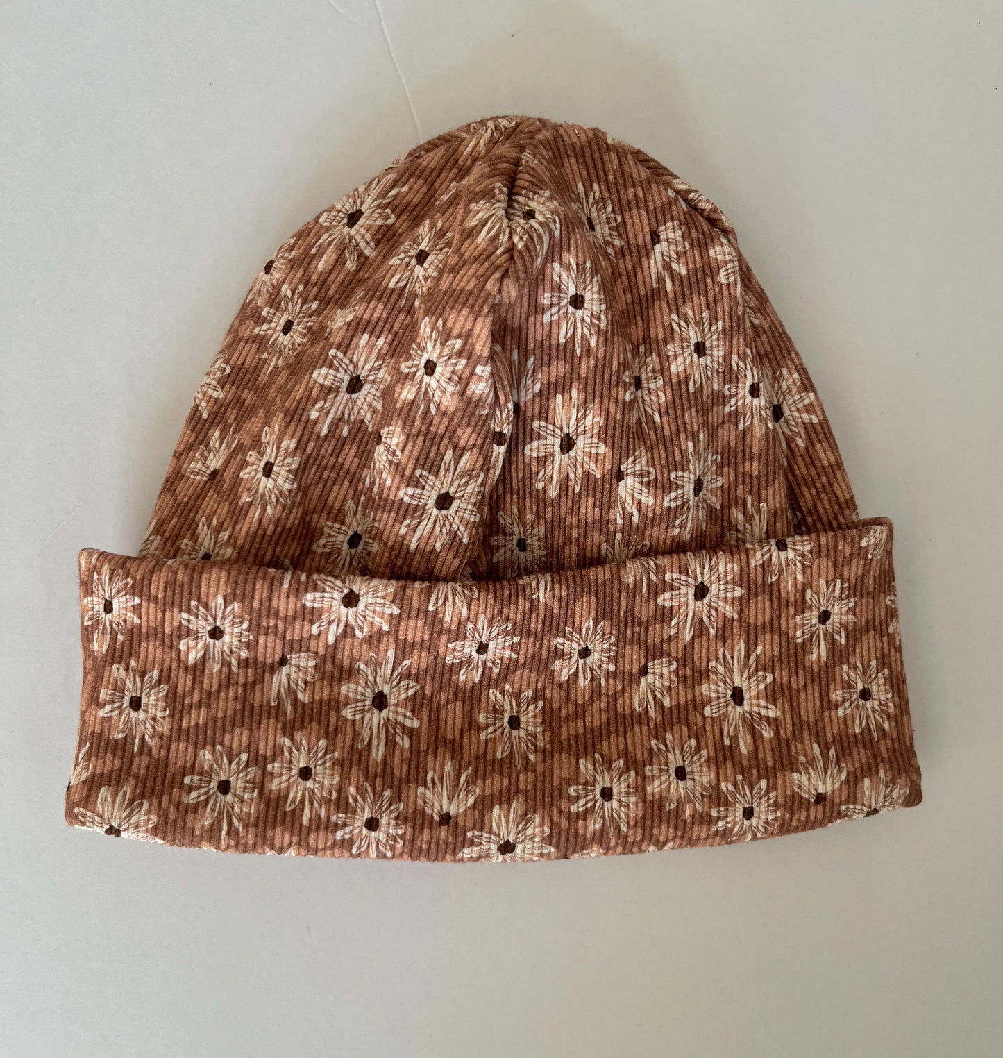 Dark Floral Beanie