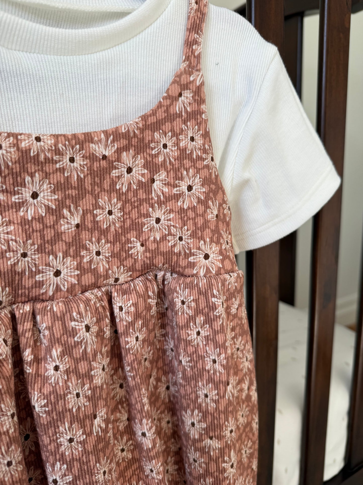 Daisy Daze Slip-on Romper
