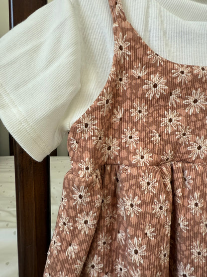 Daisy Daze Slip-on Romper