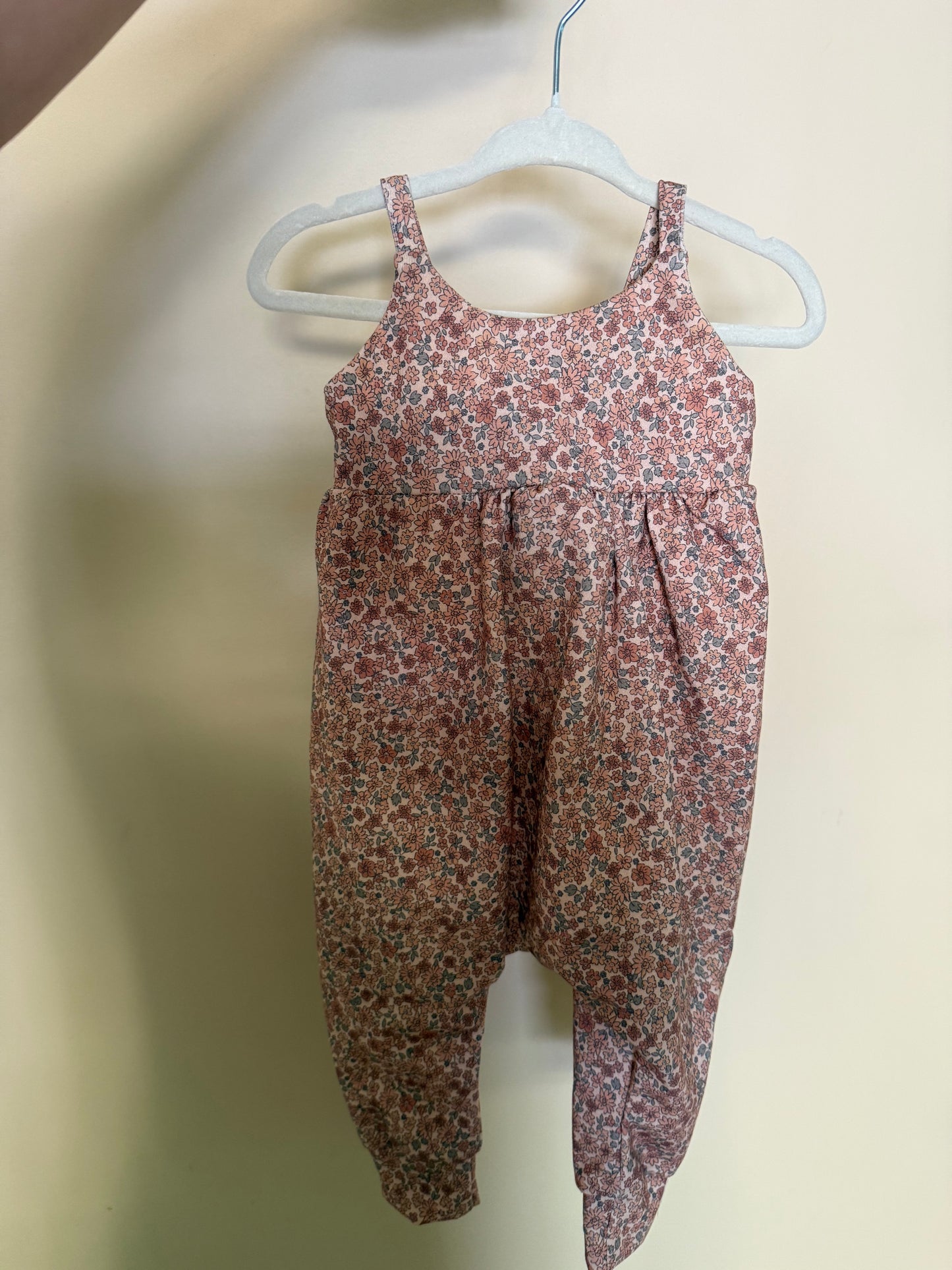 Flower Patch Slip-on Romper