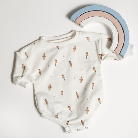 Ice Cream Sweater Romper