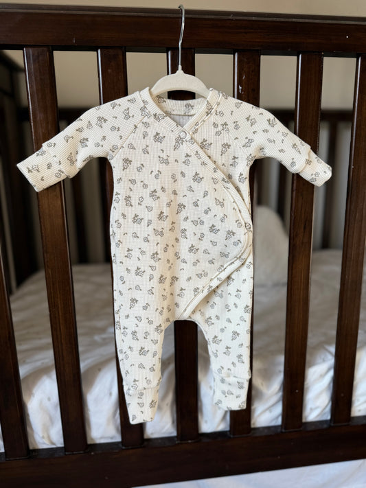 Floral Waffle Knit Lounger