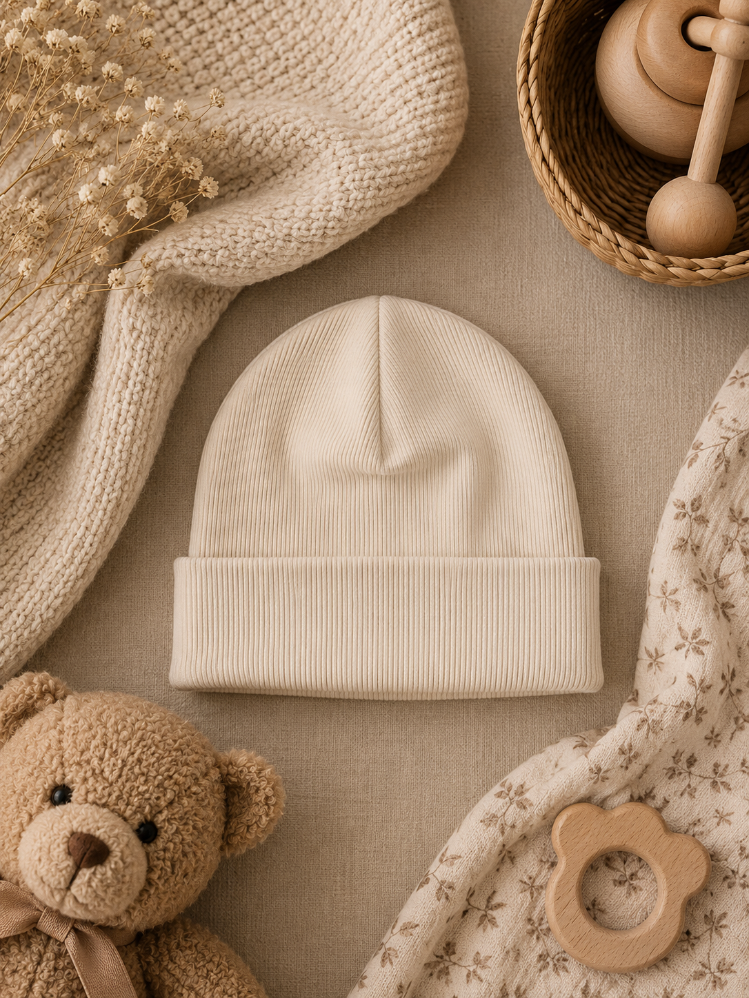 Oat Beanie Hat