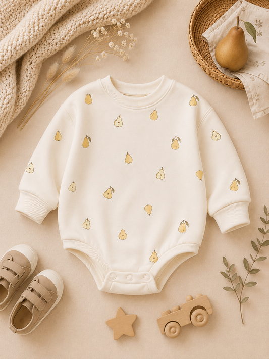 Harvest Pears Sweater Romper