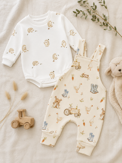 Farm Friends Overalls