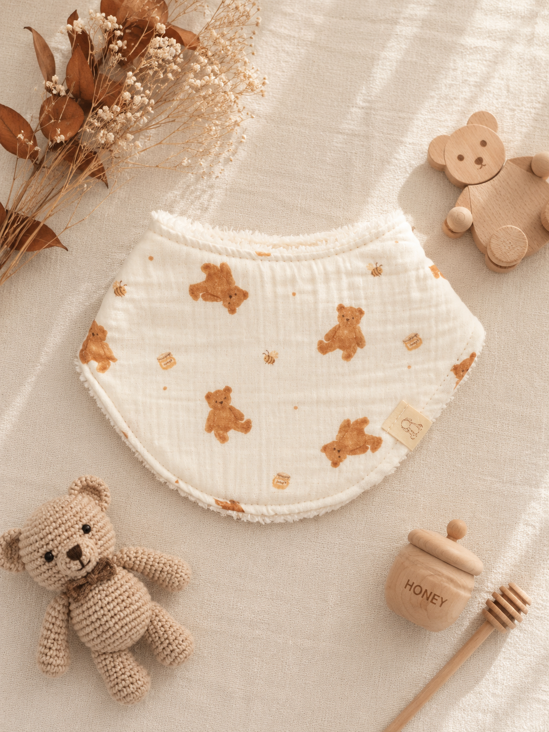 Teddies Drool Bib